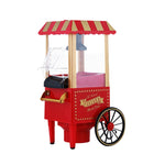 Macchina per popcorn elettrica 1200W con carrello automatico