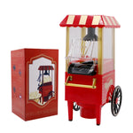Macchina per popcorn elettrica 1200W con carrello automatico