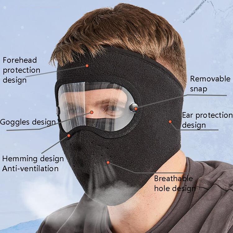 Maschera antivento HD XBG-9123 con antiappannamento 2 pezzi