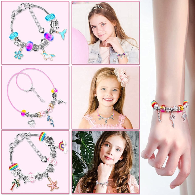 Braccialetto fai da te bambini 112 pezzi cristallo colorato