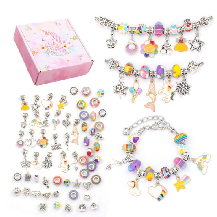Braccialetto bambini 63 in 1 gioielli fai da te cristallo