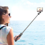 Selfie stick Bluetooth con luce e treppiede per smartphone