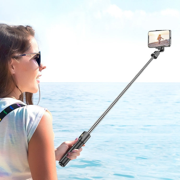 Selfie stick Bluetooth con luce e treppiede per smartphone