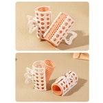 Set 3 bigodini pigri con clip elastica per capelli