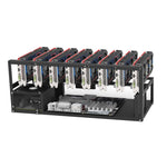 Telaio aperto per PC con staffa fissa 6-8 schede