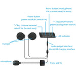 Interfono Bluetooth M7 per casco con radio FM e riduzione rumore - immagine 3