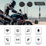 Interfono Bluetooth M7 per casco con radio FM e riduzione rumore - immagine 4