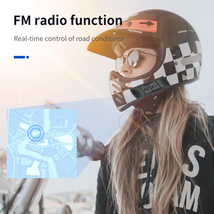 Interfono Bluetooth M7 per casco con radio FM e riduzione rumore - immagine 7
