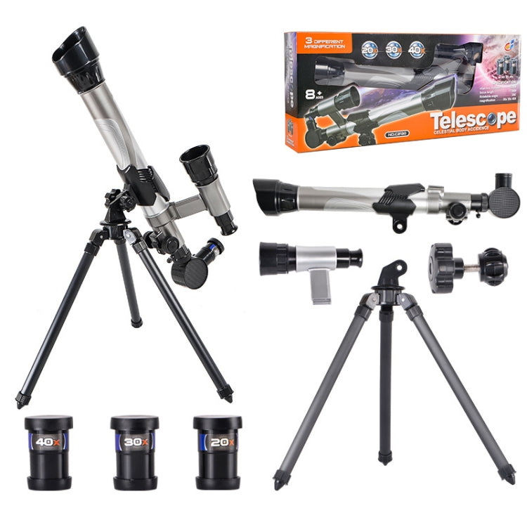 Telescopio astronomico C2130 20X-40X HD con oculare multiplo