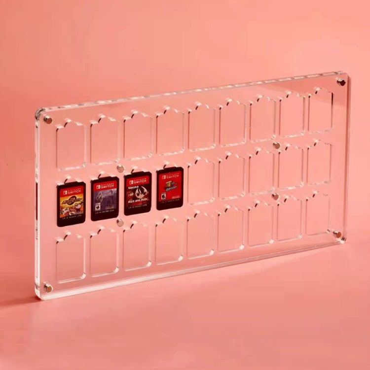 Scatola magnetica in acrilico per carte Nintendo Switch