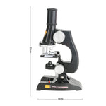 Microscopio giocattolo HD 450X per bambini 5+ anni