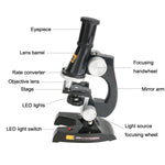 Microscopio giocattolo HD 450X per bambini 5+ anni