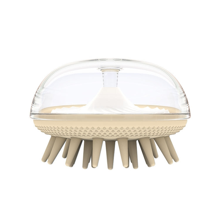 Spazzola massaggio testa in silicone 3 pezzi colorata