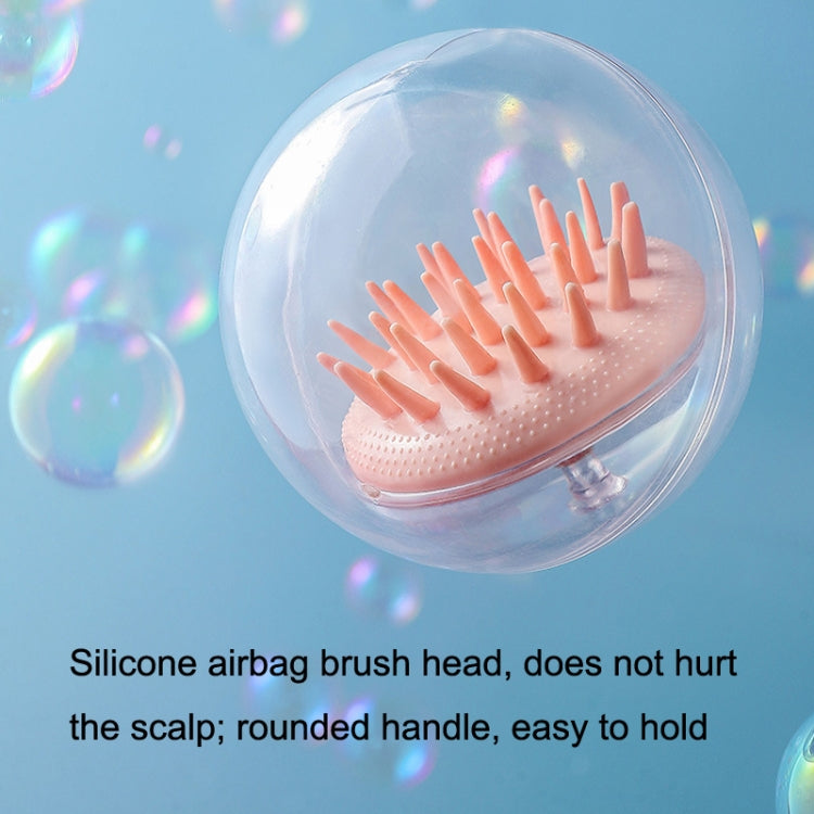 Spazzola massaggio testa in silicone 3 pezzi colorata