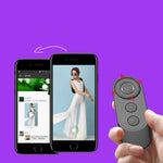 Telecomando Bluetooth Selfie Nero compatibile Bluetooth 4.0