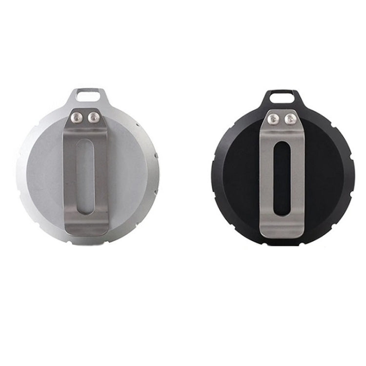 Contenitore portatile per pillole in acciaio inox 8x8x5 cm