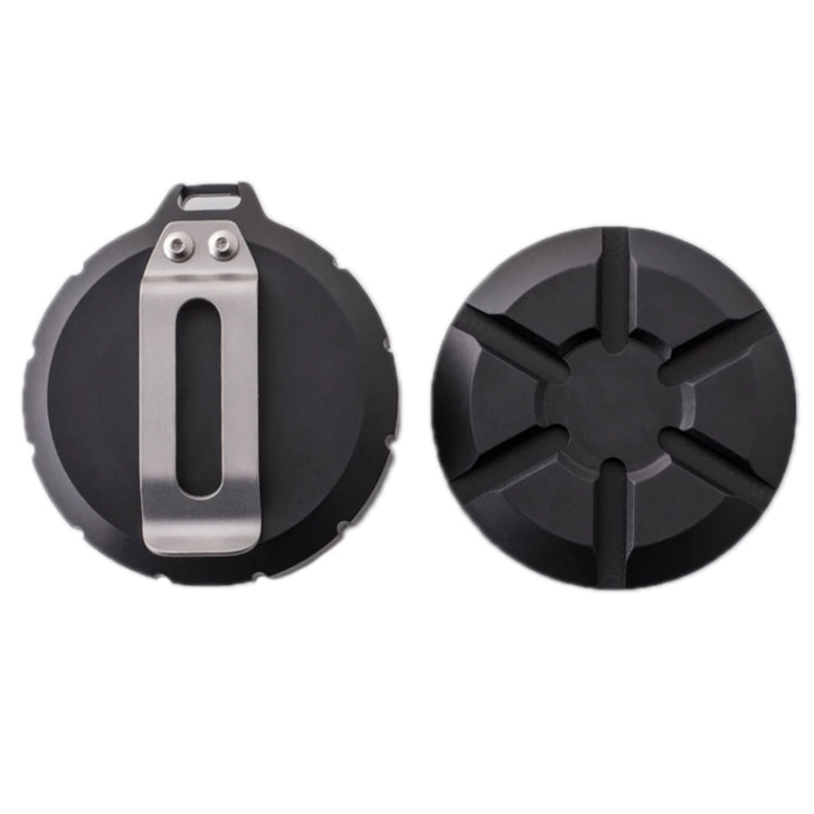 Contenitore portatile per pillole in acciaio inox 8x8x5 cm