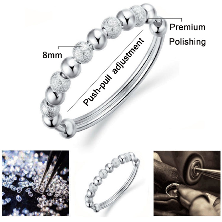 Bracciale donna 2 pezzi con perline rotonde in rame