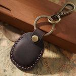 Set 3 porta tessere in pelle vintage per controllo accessi