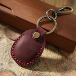Set 3 porta tessere in pelle vintage per controllo accessi