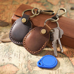 Set 3 porta tessere in pelle vintage per controllo accessi