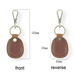 Set 3 porta tessere in pelle vintage per controllo accessi