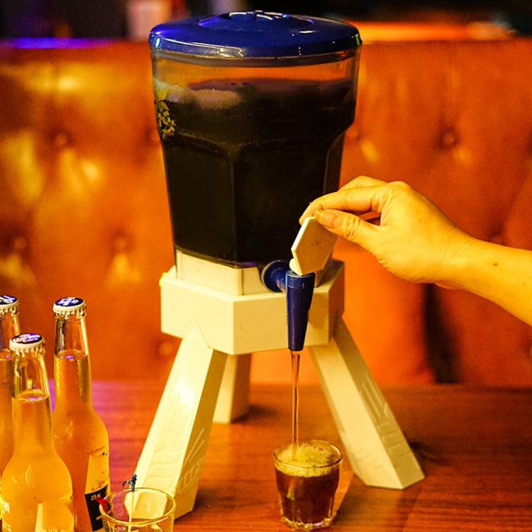 Barile birra 3L con rubinetto contenitore acrilico