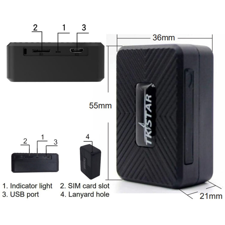 Localizzatore GPS per veicoli TK913 con magnete