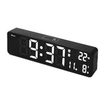 Sveglia digitale LED con display temperatura e timer 30cm
