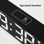Sveglia digitale LED con display temperatura e timer 30cm