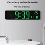 Sveglia digitale LED con display temperatura e timer 30cm