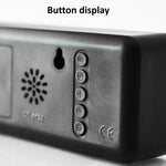Sveglia digitale LED con display temperatura e timer 30cm