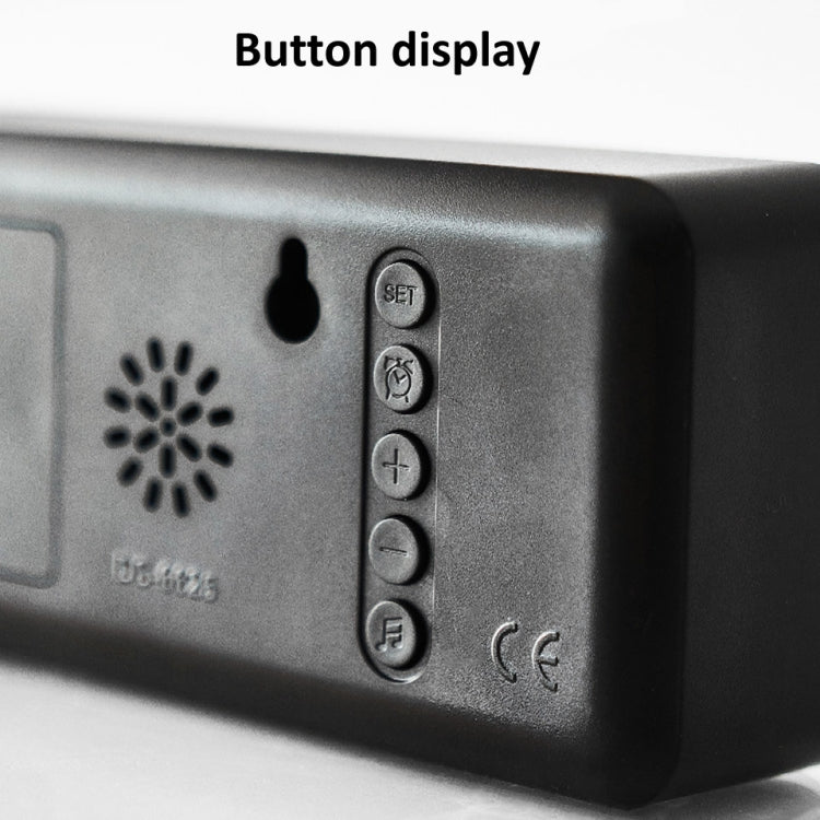 Sveglia digitale LED con display temperatura e timer 30cm