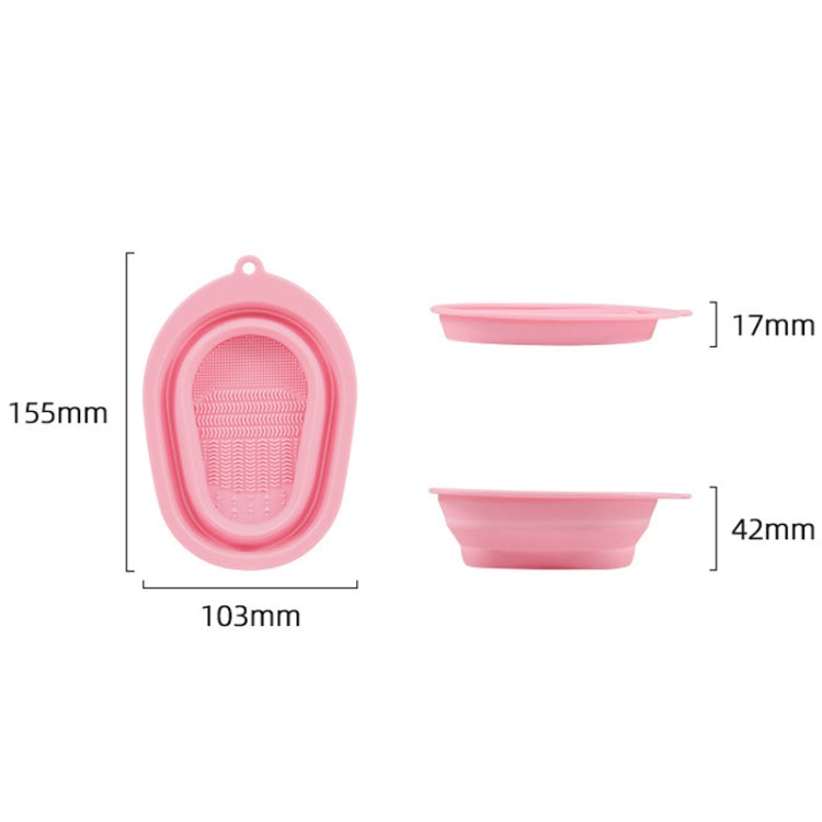 Tampone pulizia pennelli trucco in silicone 2 pezzi