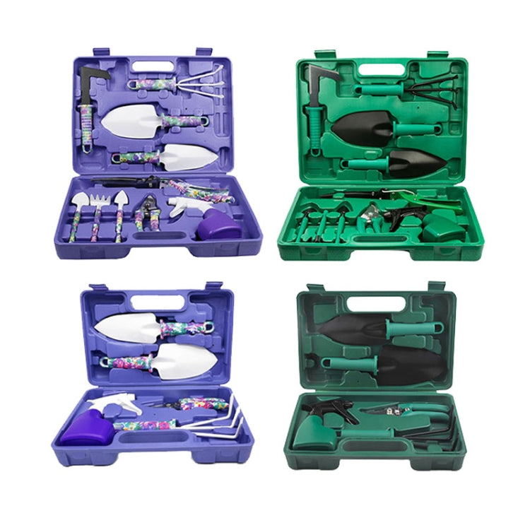Set attrezzi da giardinaggio 10 pezzi con custodia