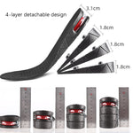 Imbottitura regolabile a quattro strati per scarpe 27x8.5cm