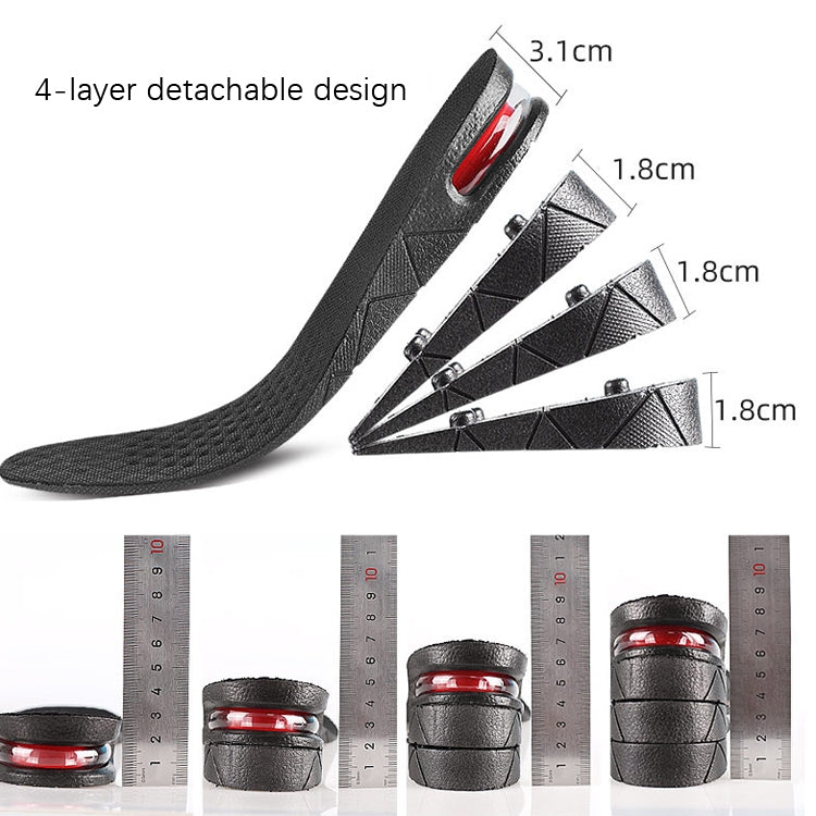 Imbottitura regolabile a quattro strati per scarpe 27x8.5cm