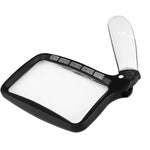 Lente d’ingrandimento portatile 3X pieghevole con 5 LED - immagine 3