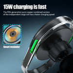 Caricabatterie wireless magnetico 15W per auto F9199