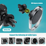 Caricabatterie wireless magnetico 15W per auto F9199