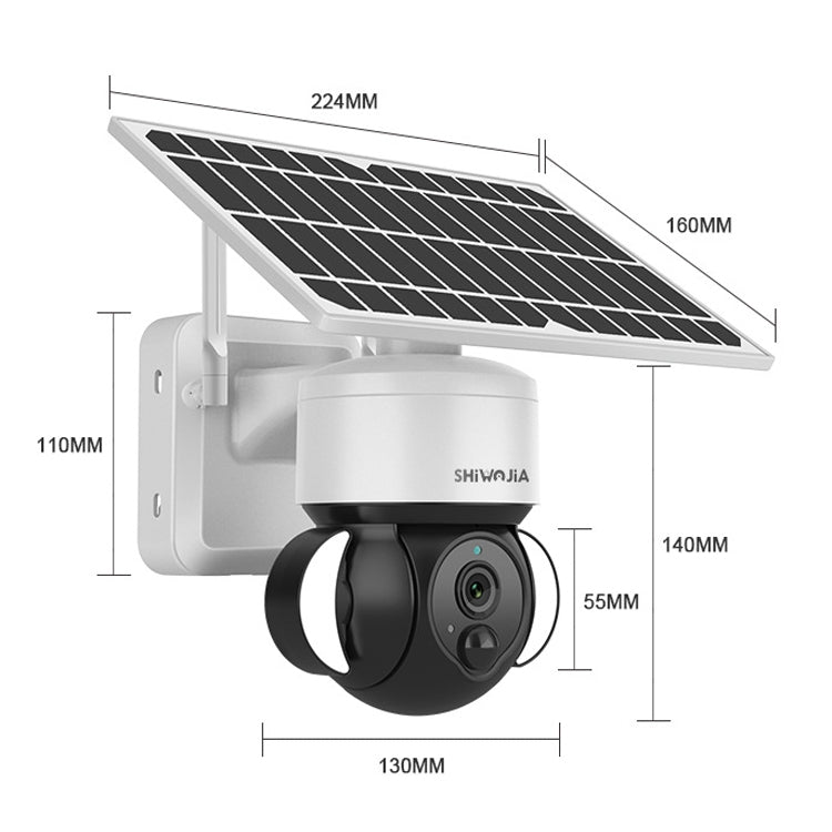 Telecamera IP solare WiFi impermeabile con audio bidirezionale