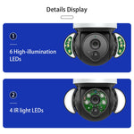 Telecamera IP solare WiFi impermeabile con audio bidirezionale