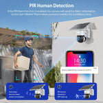Telecamera IP solare WiFi impermeabile con audio bidirezionale