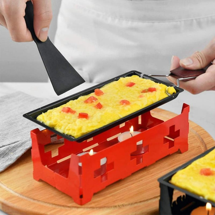 Mini griglia per formaggio con manico in legno o acciaio