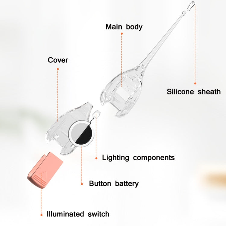 3 PCS Cucchiaio Auricolare Luminoso per Bambini