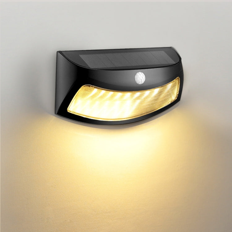 Lampada da parete solare giardino 8 LED con sensore a infrarossi