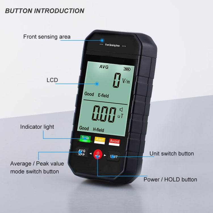 Rilevatore di radiazioni elettromagnetiche ET925 con display LCD - immagine 4