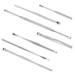 Set 3 palette per pulizia orecchie in acciaio inox