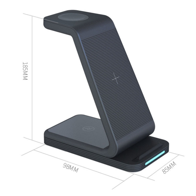 Caricatore wireless verticale 3 in 1 da 15W