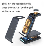 Caricatore wireless verticale 3 in 1 da 15W